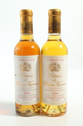 (2) 2005 Chateau de Rayne Vigneau, Sauternes, 375ml [JR16.5] &diams;