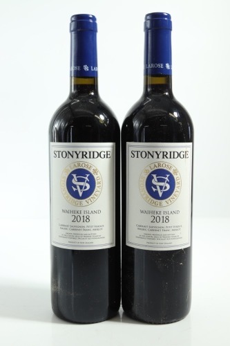 (2) 2018 Stonyridge Vineyard Larose, Waiheke Island &diams;