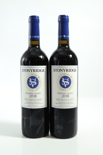 (2) 2018 Stonyridge Vineyard Larose, Waiheke Island &diams;