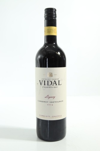 (1) 2014 Vidal Estate Legacy Cabernet Sauvignon, Gimblett Gravels [BC98] &diams;
