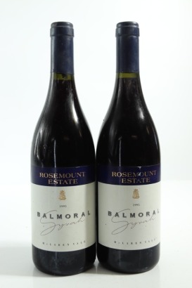 (2) 1995 Rosemount Estate Balmoral Syrah, McLaren Vale &diams;