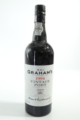 (1) 1994 W & J Graham's Vintage Port, Portugal, 20% ABV [JR17.5] [RP95] &diams;