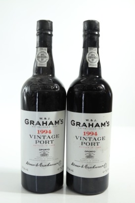 (2) 1994 W & J Graham's Vintage Port, Portugal, 20% ABV [JR17.5] [RP95] &diams;