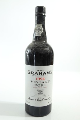 (1) 1994 W & J Graham's Vintage Port, Portugal, 20% ABV [JR17.5] [RP95] &diams;