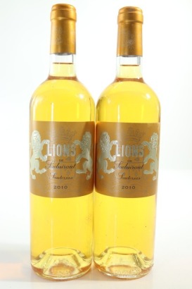 (2) 2010 Chateau Suduiraut Lions de Suduiraut, Sauternes &diams;