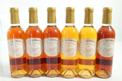 (6) 2001 Chateau Raymond-Lafon, Sauternes, 375ml &diams;