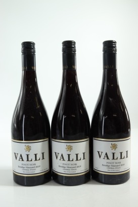 (3) 2019 Valli Bendigo Vineyard Pinot Noir, Bendigo &diams;