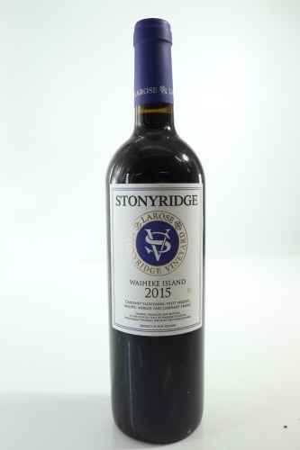 (1) 2015 Stonyridge Vineyard Larose, Waiheke Island &diams;