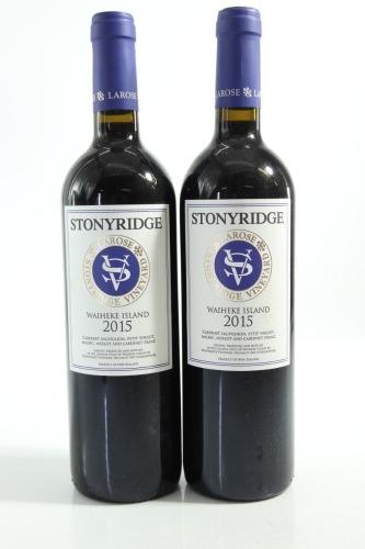 (2) 2015 Stonyridge Vineyard Larose, Waiheke Island &diams;