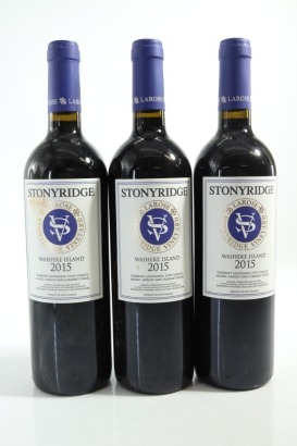(3) 2015 Stonyridge Vineyard Larose, Waiheke Island &diams;