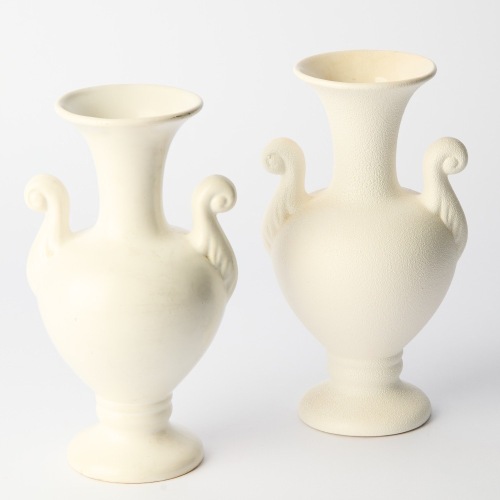 A Pair of Titian/Crown Lynn PV113 and #2096 Vases