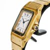 18ct Yellow Gold, Cartier Santos Carr&eacute;e or "Massif" Automatic Wristwatch, circa 1980's - 2