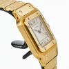 18ct Yellow Gold, Cartier Santos Carr&eacute;e or "Massif" Automatic Wristwatch, circa 1980's - 3