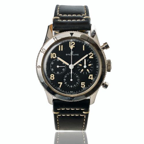 Stainless Steel, Breitling AVI Ref:765 1953 Limited re-edition Wristwatch, circa 2021