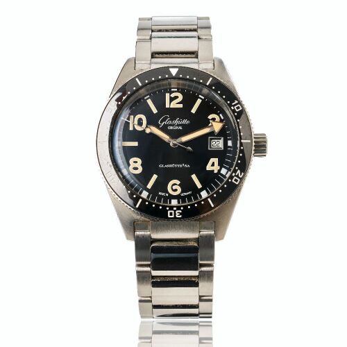 Stainless Steel, Glassh&uuml;tte Original, SeaQ Automatic Divers Wristwatch, circa 2022