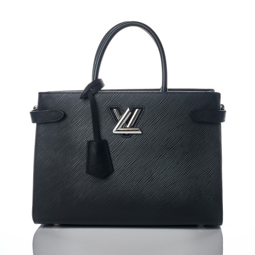 Louis Vuitton, Black Epi Twist Tote Bag