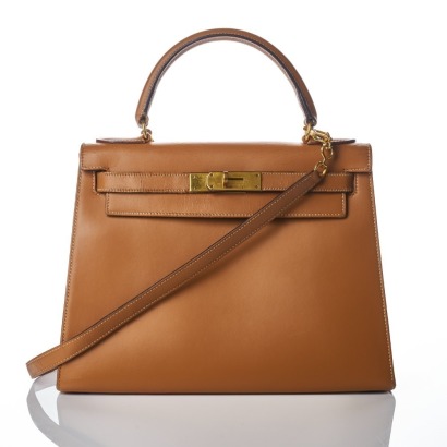 Herm&egrave;s, Vintage, Naturel Sable Chamonix Kelly Sellier 28