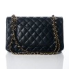 Chanel, Black Caviar Classic Flap Bag, Size Medium - 3