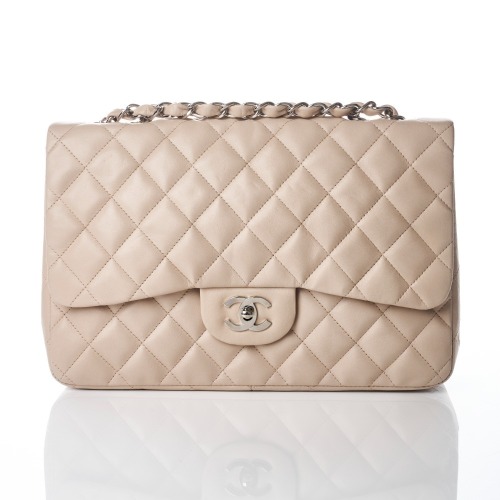 Chanel, Beige Clair Jumbo Flap Bag