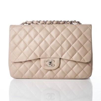 Chanel, Beige Clair Jumbo Flap Bag