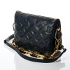 Louis Vuitton, Noir Monogram Embossed Lambskin Coussin Bag, Size BB - 2