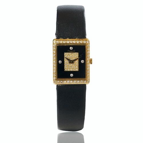 18ct Yellow Gold, Piaget Hand-wound Ladies Wristwatch, circa 1982