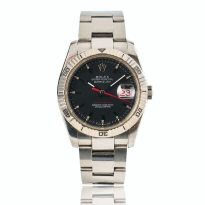 Stainless Steel / White Gold Rolex Datejust Turn-o-Graph Wristwatch, circa 2004