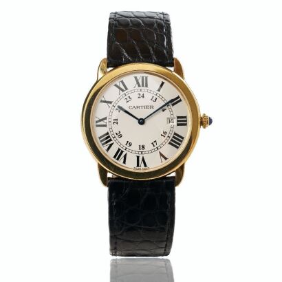 18ct Yellow Gold / Steel Cartier, Ronde Solo de Cartier, Quartz Wristwatch, circa 2015