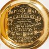 18ct Yellow Gold, Baume / Longines Chronograph Pocket Watch - Presented to Invercargill Builder Alfred Ball by Ex NZ Prime Minister Sir Joseph Ward, circa 1911 - 4
