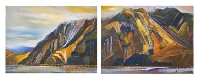 SUSAN WEBB Sugar Loaf at Cass I (diptych)
