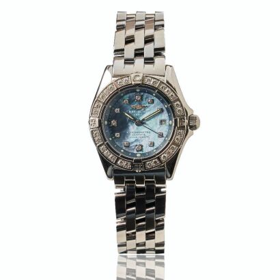 Stainless Steel, Breitling Callistino Diamond Wristwatch, circa 2006