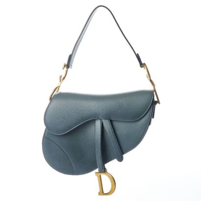Christian Dior, Grey Ombr&eacute; Saddle Bag