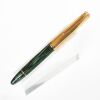 Monblanc Masterpiece Fountain Pen and PIX Pencil Set in Striated Green Celluloid, Boxed, Circa 1950's - 2