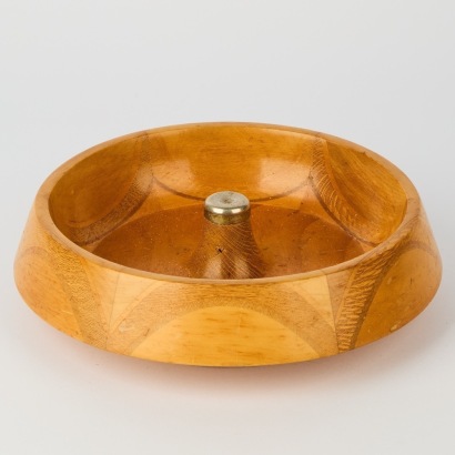 A Vintage Sovreign Woodworkers Multi-Wood Nat Bowl