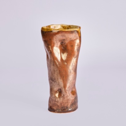 An Organic Form Pottery Vase