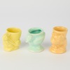 A Set of Three Crown Lynn Animal Egg Cups