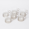 A Set of Six Coffee Cans by Timo Sarponeva for Iitala, 1957