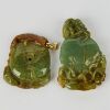 A Pair of Chinese Jadeite Pendants
