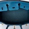 Herm&egrave;s, Bleu Cobalt Togo Birkin Retourne 25 - 6