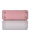 Louis Vuitton, Rose Calyso Ostrich Capucines Handbag, Size Mini - 4