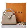 Louis Vuitton, Grey Taurillion Flower Crown Capucines Handbag, Size Mini - 6