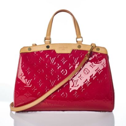 Louis Vuitton, Rose Vernis Brea Handbag, Size MM