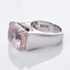 18ct White Gold, 13.83ct Kunzite, 0.18ct Diamond / 0.29ct Pink Sapphire Ring - 2