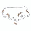 Percy Marks, 'Colour of the Kimberleys' , An important 18ct White Gold, Multi-Colour Diamond Choker Necklace - 2