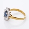 Landau Jewellery, 18ct Yellow / White Gold, 1.40ct Sapphire / 1.00ct Diamond Cluster Ring - 2