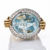 Jeff Appling, 18ct Yellow Gold, 23.80ct Aquamarine / 2.84ct Diamond Dress Ring
