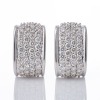 Hardy Brothers, 18ct White Gold, 3.00ct Diamond Pav&eacute; Huggie Earrings