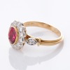 18ct Yellow Gold, 1.57ct Red Spinel / 0.77ct Diamond Ring by Ebbeke & Co. - 2