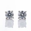 Tiffany & Co, Platinum, Classic, 0.80ct Diamond Stud Earrings