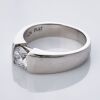 Carats, NZ Made, Platinum, 1.01ct Diamond Solitaire Ring, HRD certified - 2